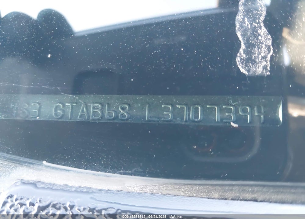 2020 SUBARU IMPREZA VIN: 4S3GTAB68L3707394