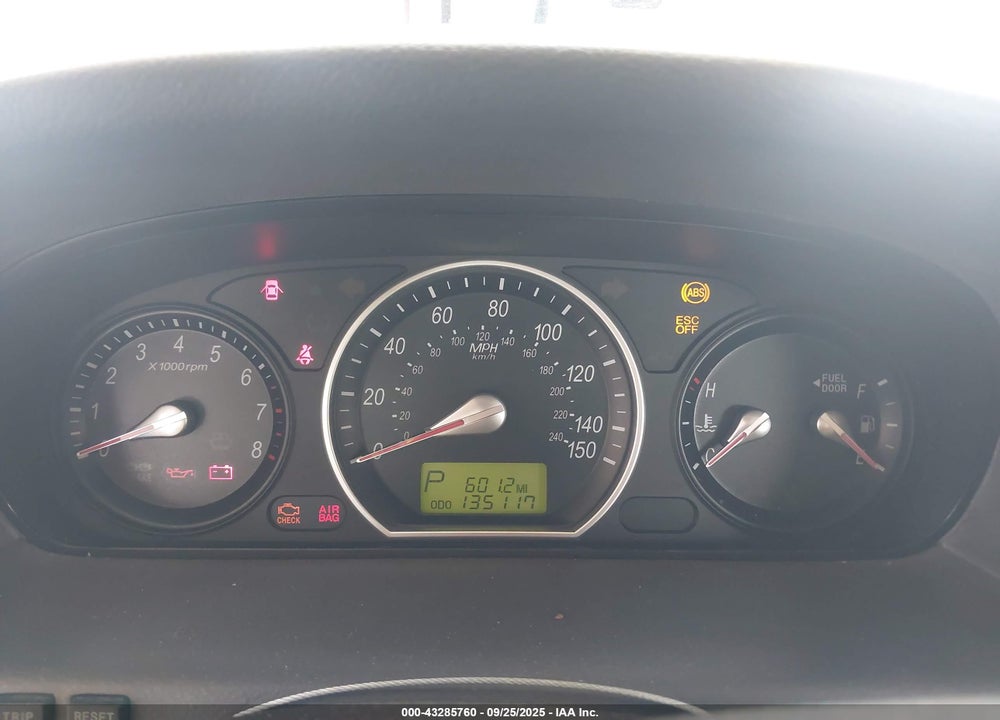 2007 HYUNDAI SONATA GLS VIN: 5NPET46C97H229344