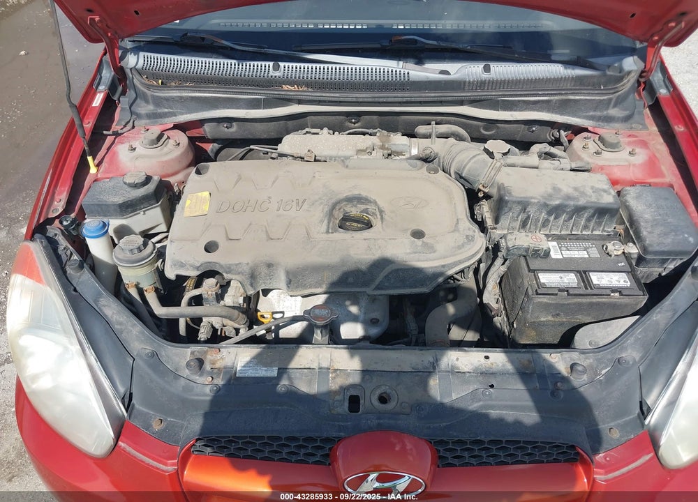 2008 HYUNDAI ACCENT GS VIN: KMHCM36C98U079589