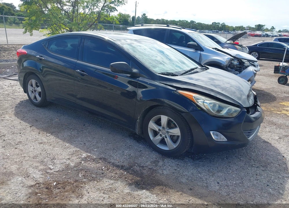 2013 HYUNDAI ELANTRA GLS VIN: 5NPDH4AE4DH416637
