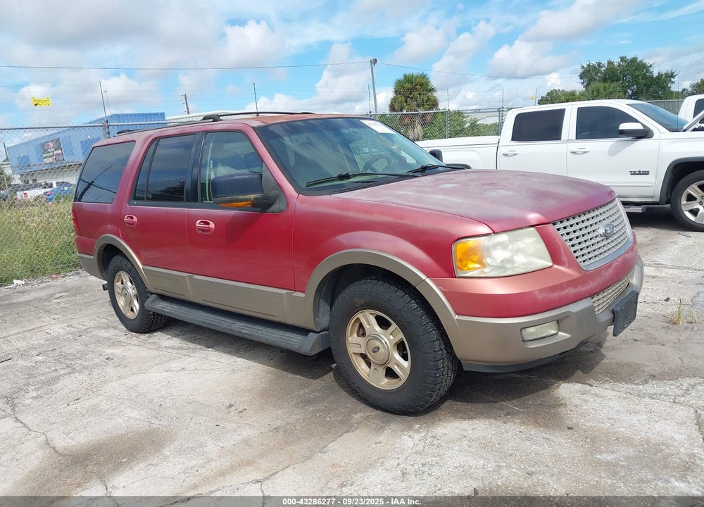 2003 FORD EXPEDITION EDDIE BAUER VIN: 1FMFU17L83LB28814