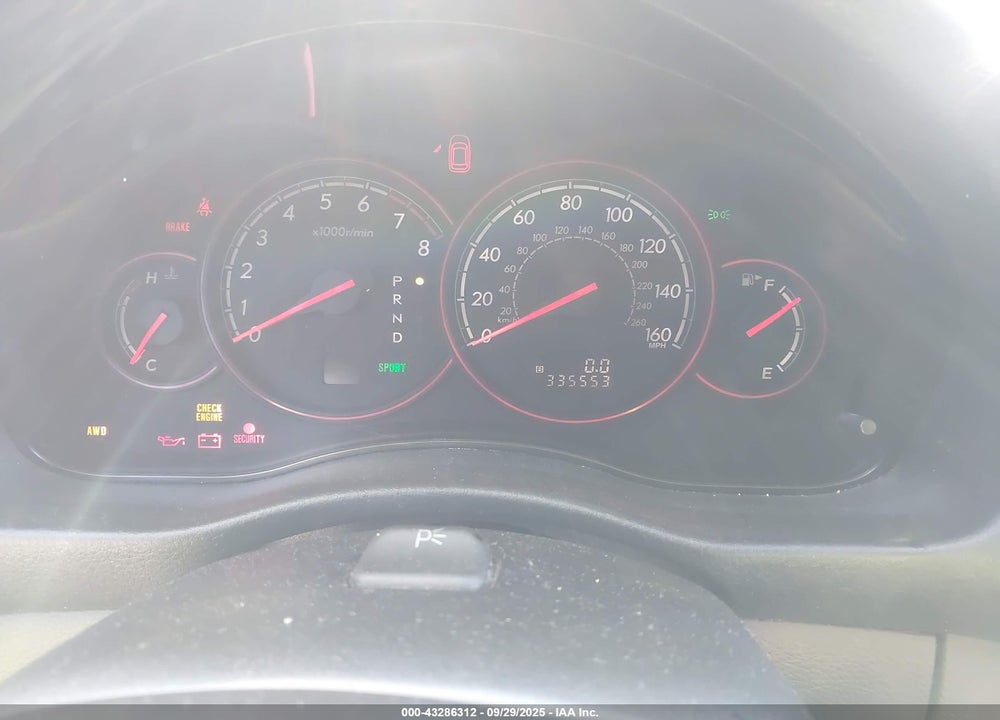 2005 SUBARU OUTBACK 2.5XT LIMITED VIN: 4S4BP67C954311607