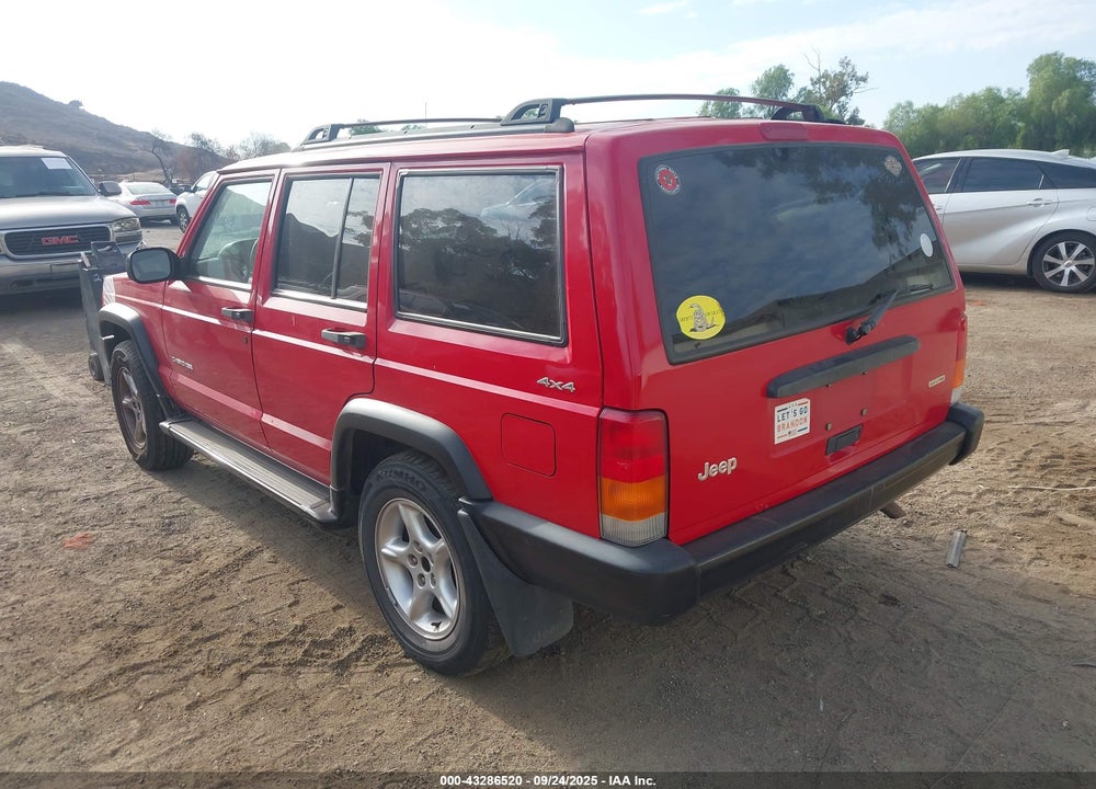 2000 JEEP CHEROKEE SPORT VIN: 1J4FF48S7YL202859