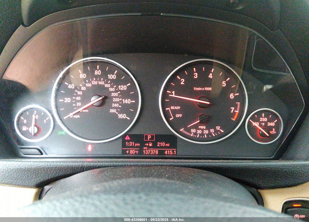 2014 BMW 320 I VIN: WBA3B1C59EK135538