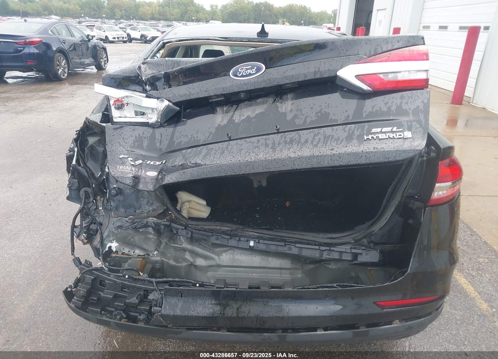 2019 FORD FUSION HYBRID SEL VIN: 3FA6P0MU0KR131733