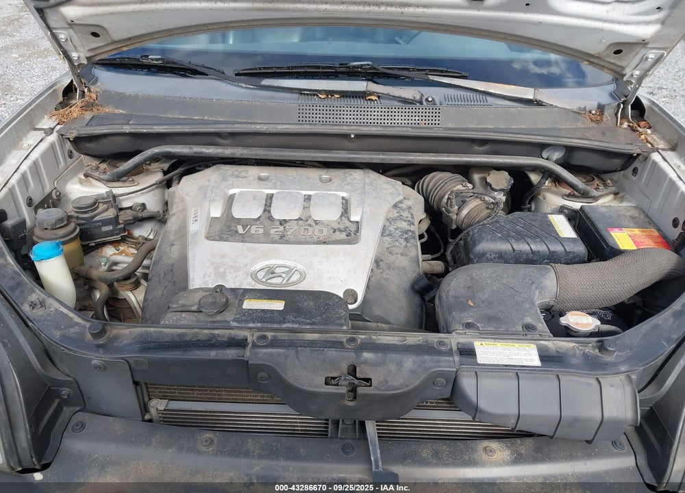 2005 HYUNDAI TUCSON GLS/LX VIN: KM8JN12D75U135354