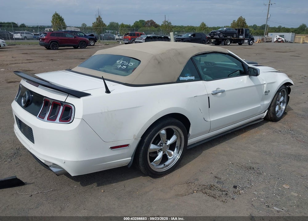 2013 FORD MUSTANG GT VIN: 1ZVBP8FF4D5215661