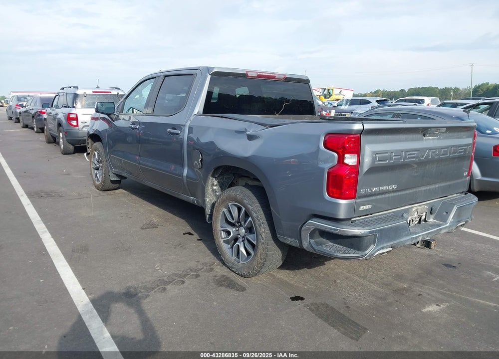 2021 CHEVROLET SILVERADO 1500 4WD SHORT BED LT VIN: 3GCUYDED9MG196454