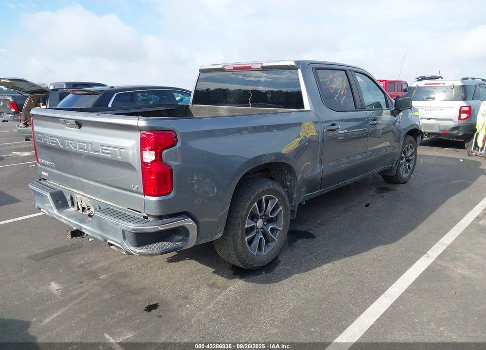 2021 CHEVROLET SILVERADO 1500 4WD SHORT BED LT VIN: 3GCUYDED9MG196454