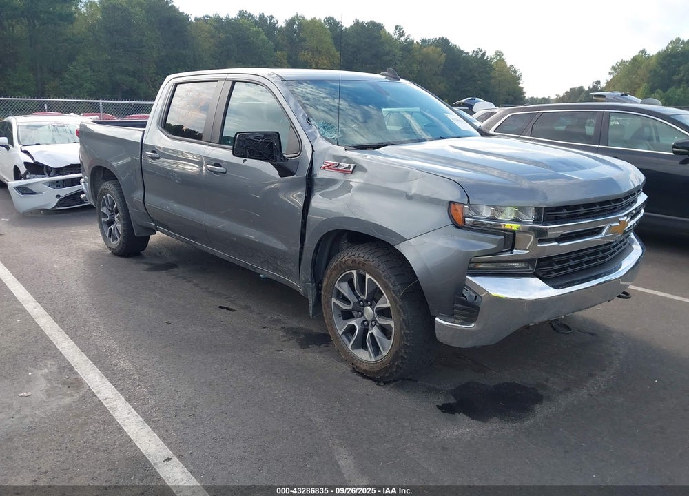 2021 CHEVROLET SILVERADO 1500 4WD SHORT BED LT VIN: 3GCUYDED9MG196454