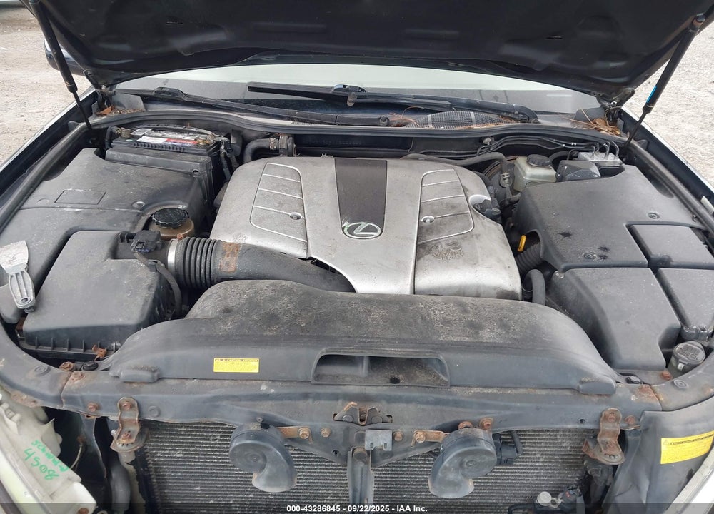 2001 LEXUS LS 430 VIN: JTHBN30F110022525