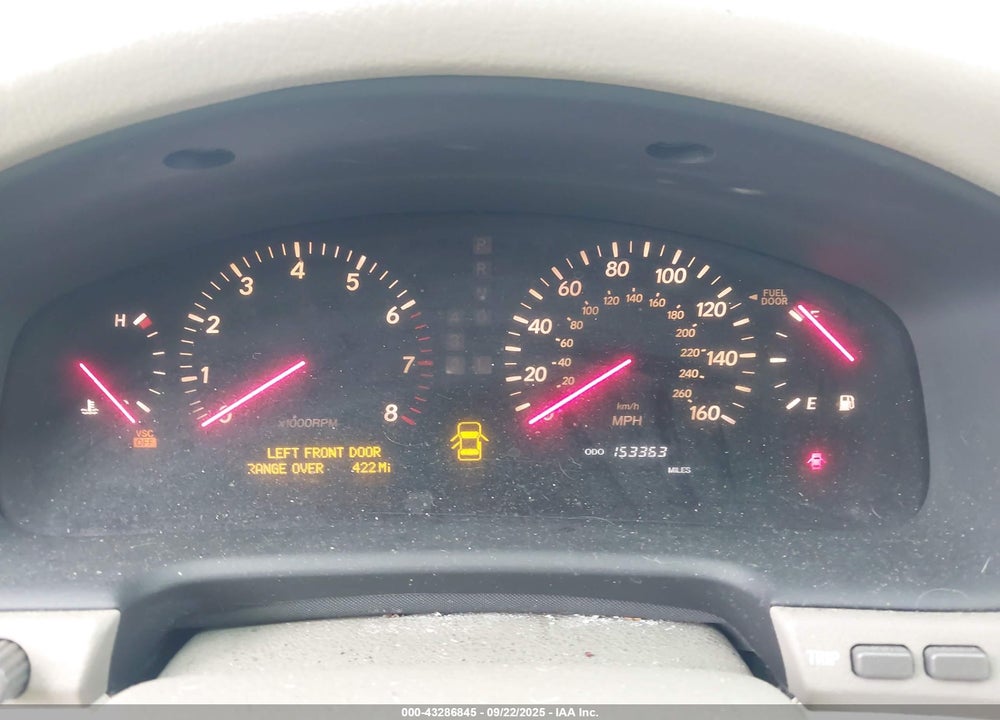 2001 LEXUS LS 430 VIN: JTHBN30F110022525