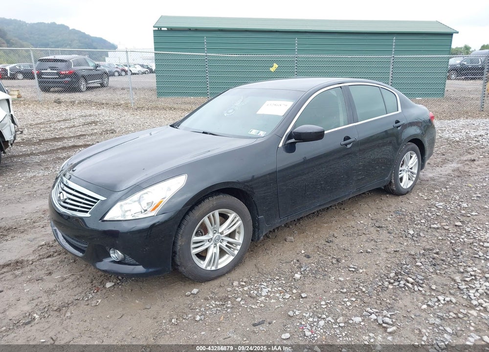 2011 INFINITI G25 VIN: JN1DV6AR1BM651722