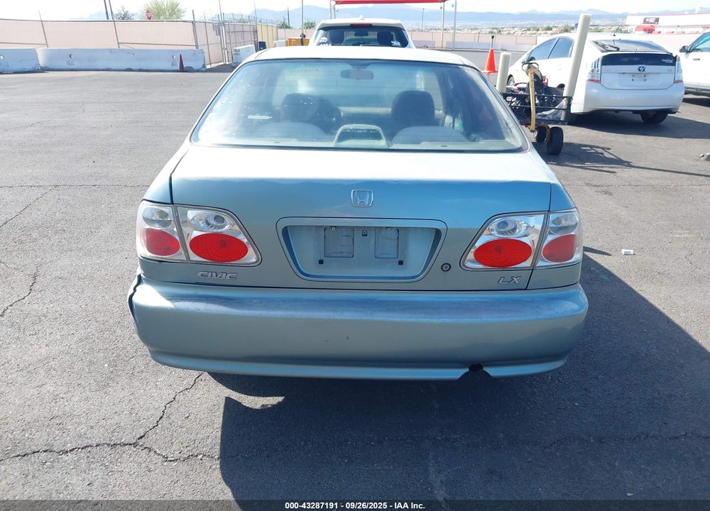 1999 HONDA CIVIC LX VIN: 1HGEJ6676XL057999