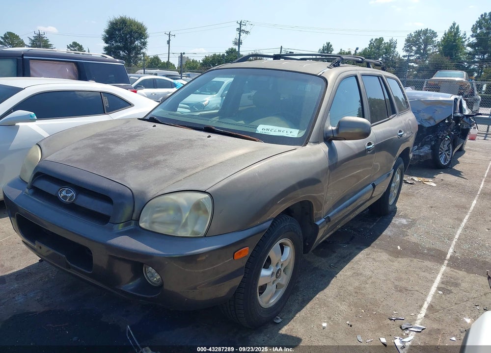 2005 HYUNDAI SANTA FE GLS/LX VIN: KM8SC13E45U889362