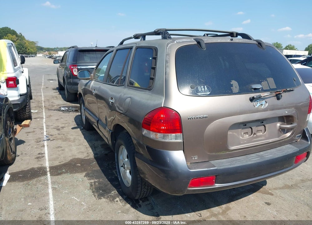 2005 HYUNDAI SANTA FE GLS/LX VIN: KM8SC13E45U889362