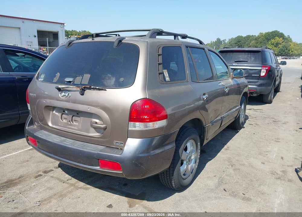 2005 HYUNDAI SANTA FE GLS/LX VIN: KM8SC13E45U889362