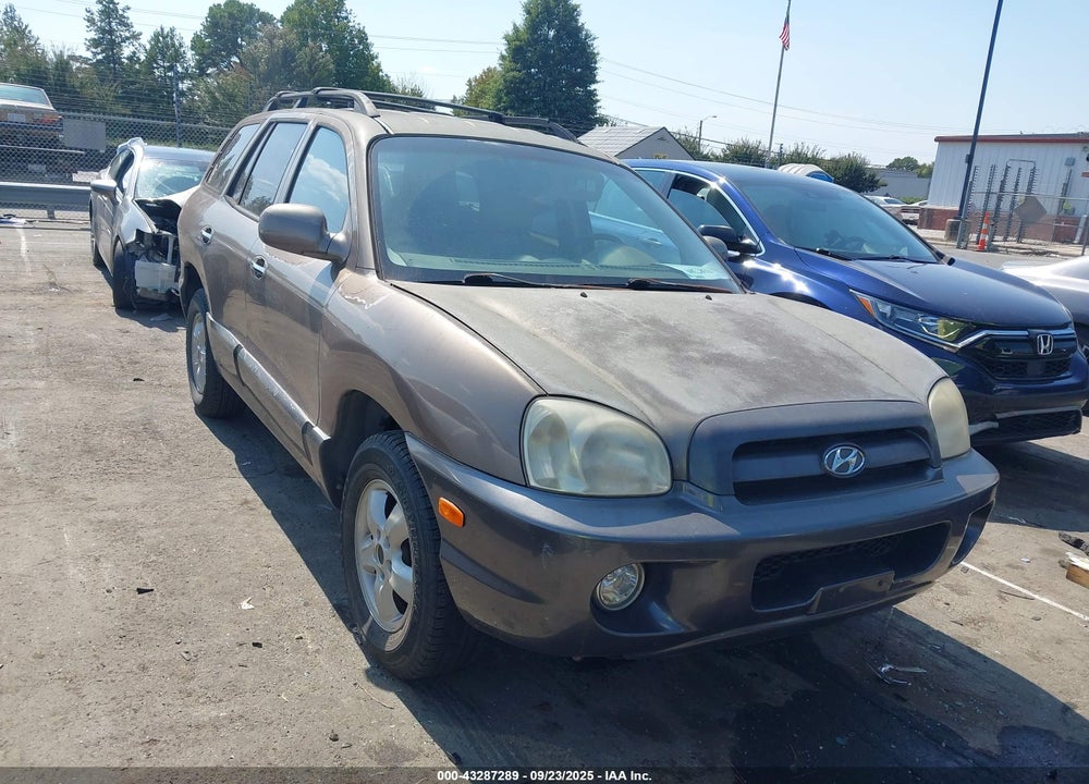 2005 HYUNDAI SANTA FE GLS/LX VIN: KM8SC13E45U889362