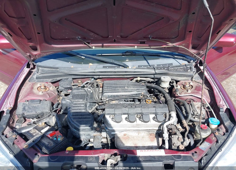 2004 HONDA CIVIC EX VIN: 2HGES26784H553403