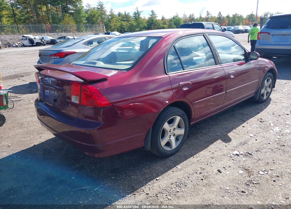 2004 HONDA CIVIC EX VIN: 2HGES26784H553403