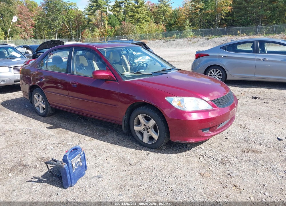 2004 HONDA CIVIC EX VIN: 2HGES26784H553403