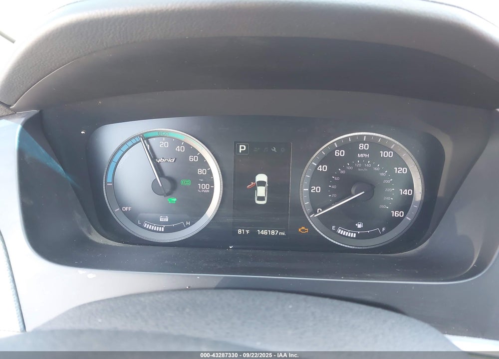 2016 HYUNDAI SONATA HYBRID SE VIN: KMHE24L1XGA012426