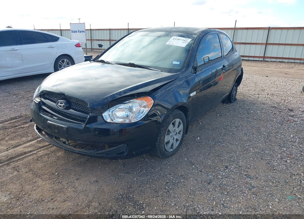 2009 HYUNDAI ACCENT GS VIN: KMHCM36C39U118100
