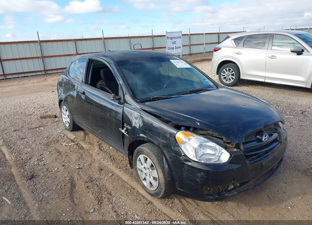 2009 HYUNDAI ACCENT GS VIN: KMHCM36C39U118100