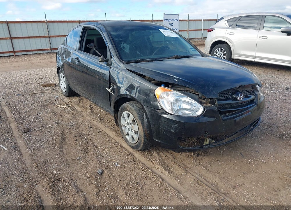 2009 HYUNDAI ACCENT GS VIN: KMHCM36C39U118100