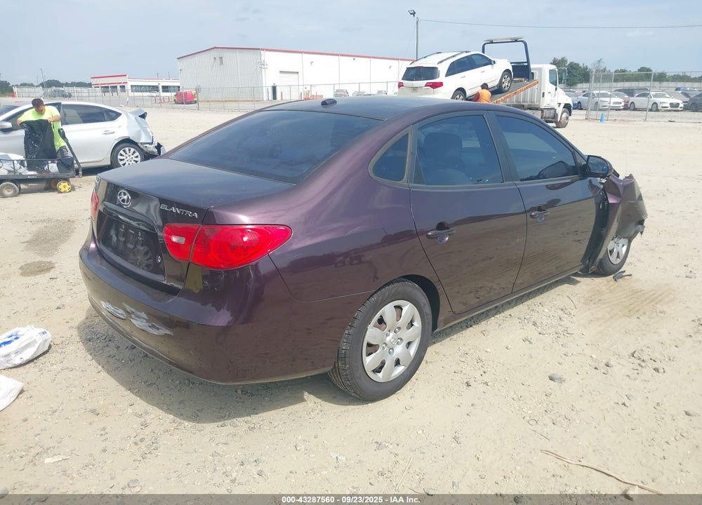2008 HYUNDAI ELANTRA VIN: KMHDU46D78U548777
