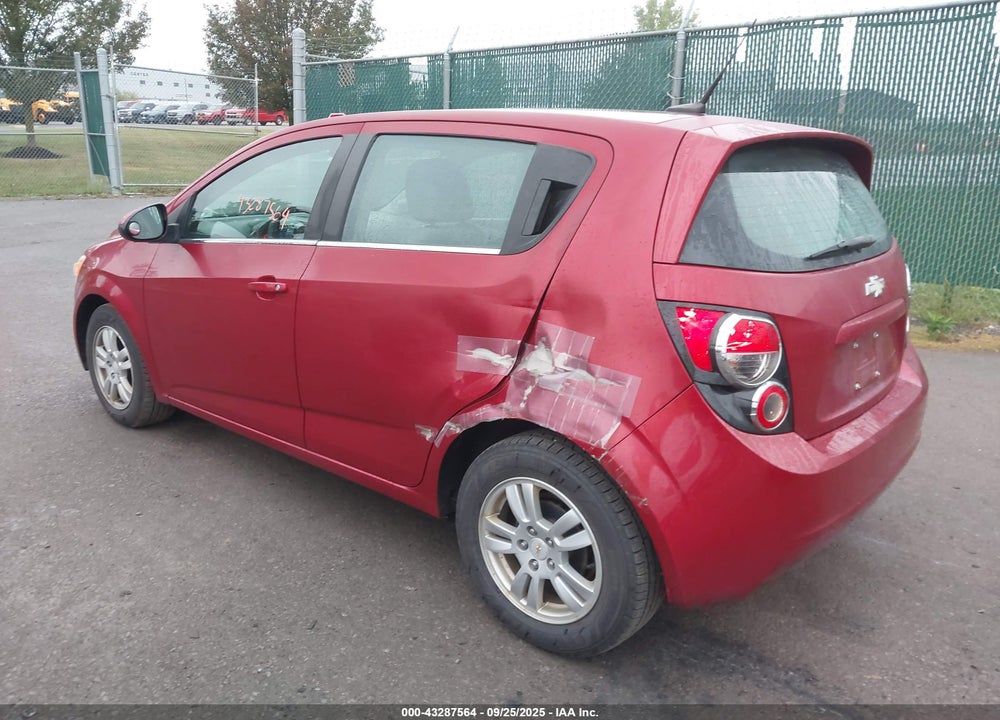 2012 CHEVROLET SONIC VIN: 1G1JC6SH2C4122561