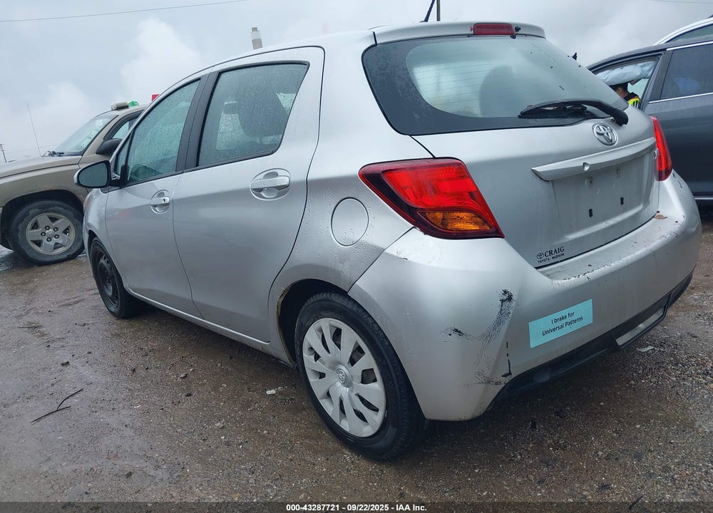 2015 TOYOTA YARIS VIN: VNKKTUD34FA033525
