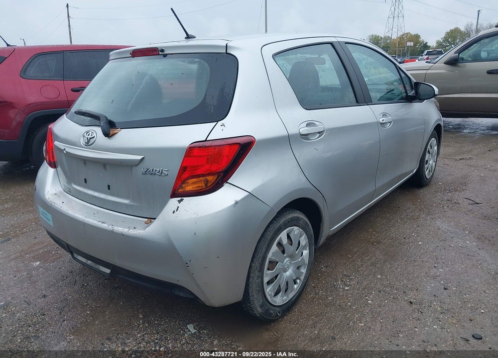 2015 TOYOTA YARIS VIN: VNKKTUD34FA033525