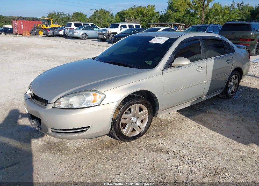 2012 CHEVROLET IMPALA VIN: 2G1WB5E31C1203596