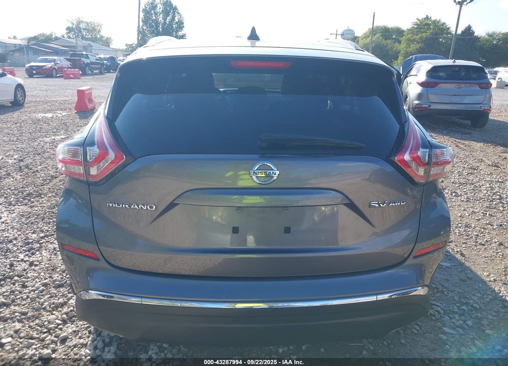 2016 NISSAN MURANO SV VIN: 5N1AZ2MH5GN153231