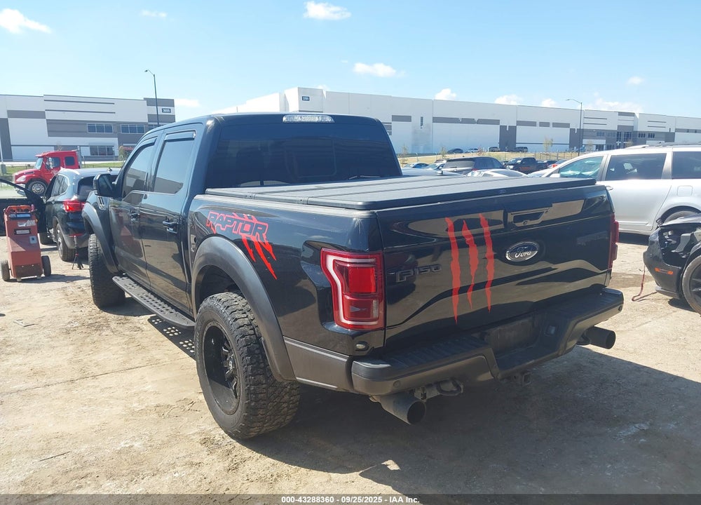 2017 FORD F-150 RAPTOR VIN: 1FTFW1RG8HFA53407