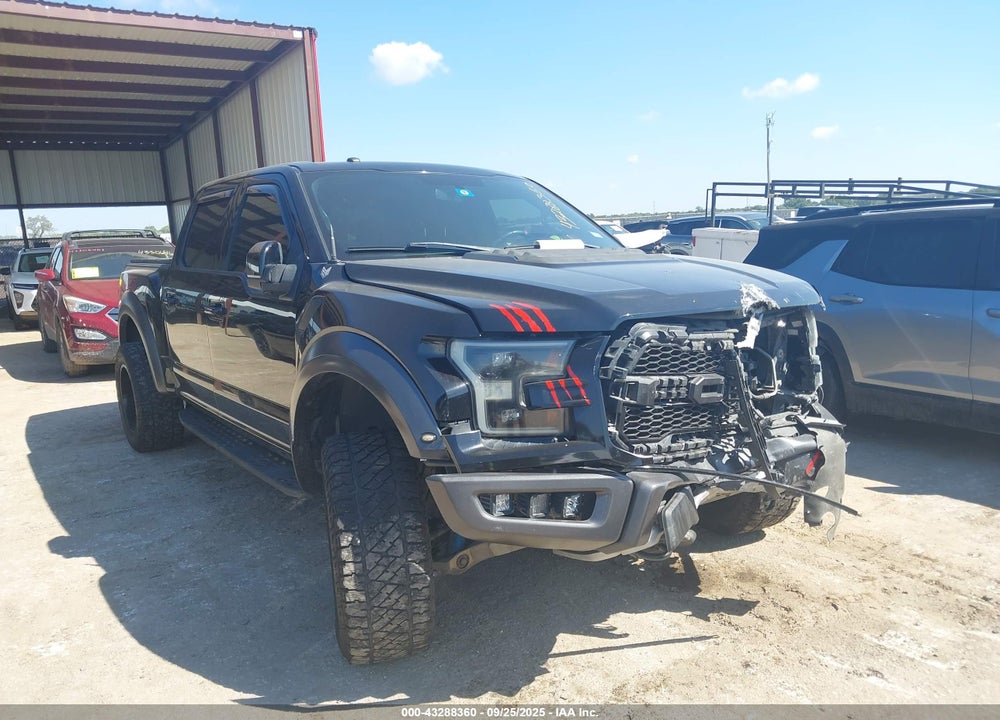 2017 FORD F-150 RAPTOR VIN: 1FTFW1RG8HFA53407