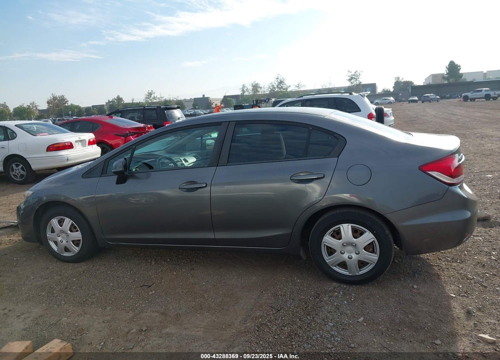 2013 HONDA CIVIC LX VIN: 19XFB2F51DE273867