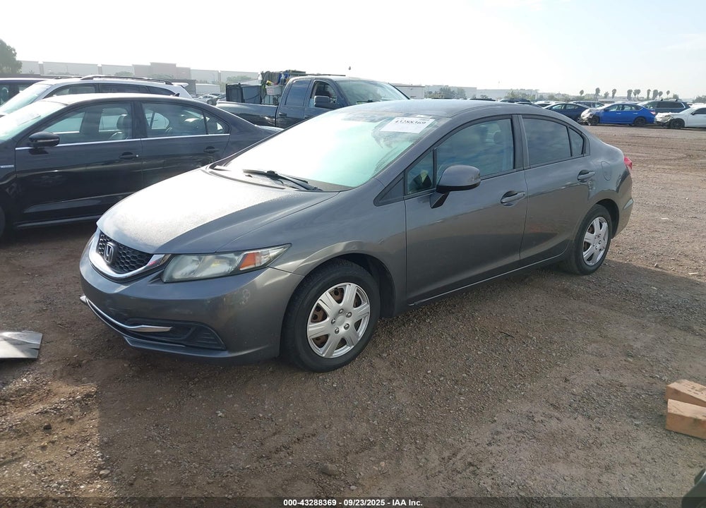 2013 HONDA CIVIC LX VIN: 19XFB2F51DE273867