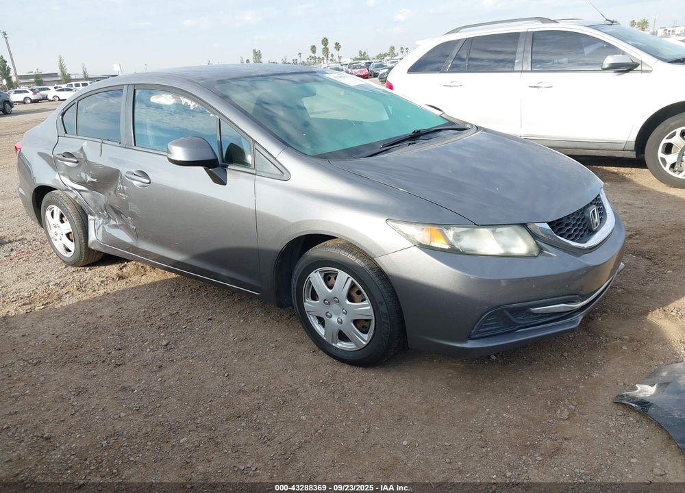 2013 HONDA CIVIC LX VIN: 19XFB2F51DE273867