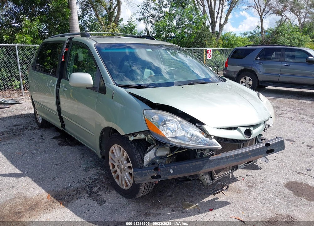 2008 TOYOTA SIENNA XLE VIN: 5TDZK22CX8S183596