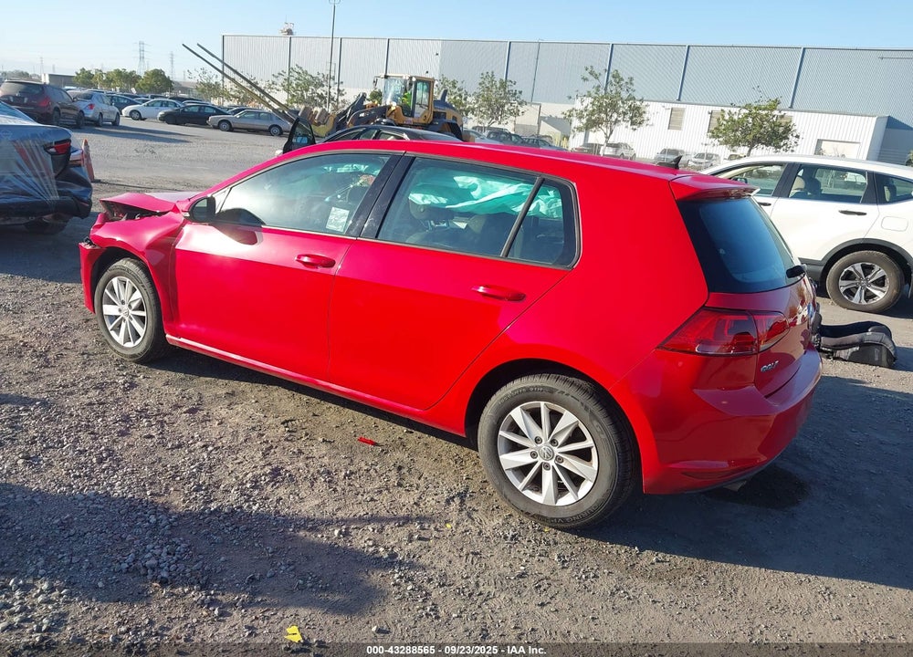2017 VOLKSWAGEN GOLF VIN: 3VW117AU6HM075884
