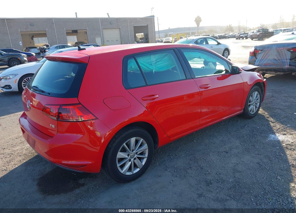 2017 VOLKSWAGEN GOLF VIN: 3VW117AU6HM075884