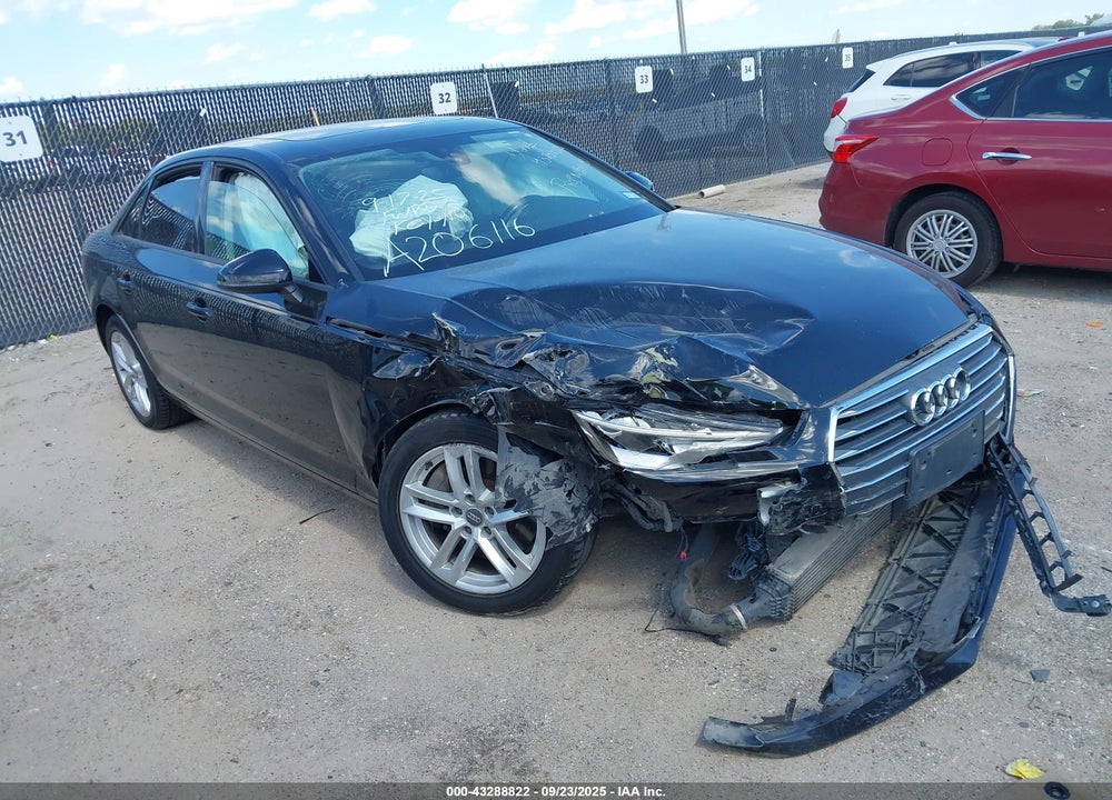 2017 AUDI A4 2.0T PREMIUM VIN: WAUGNAF4XHN051825