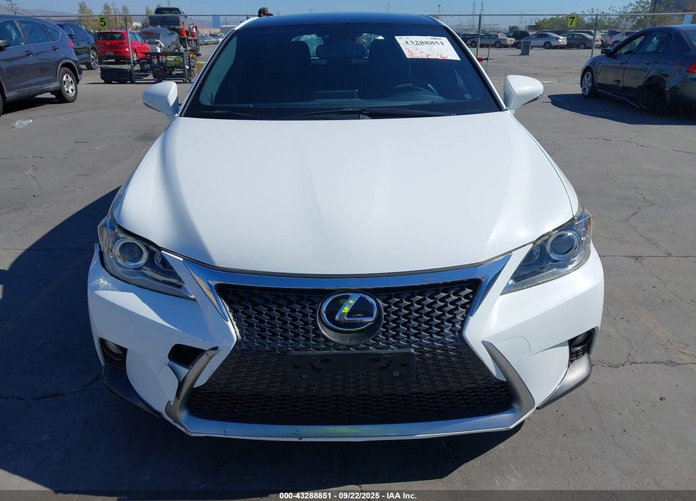2015 LEXUS CT 200H VIN: JTHKD5BHXF2246952