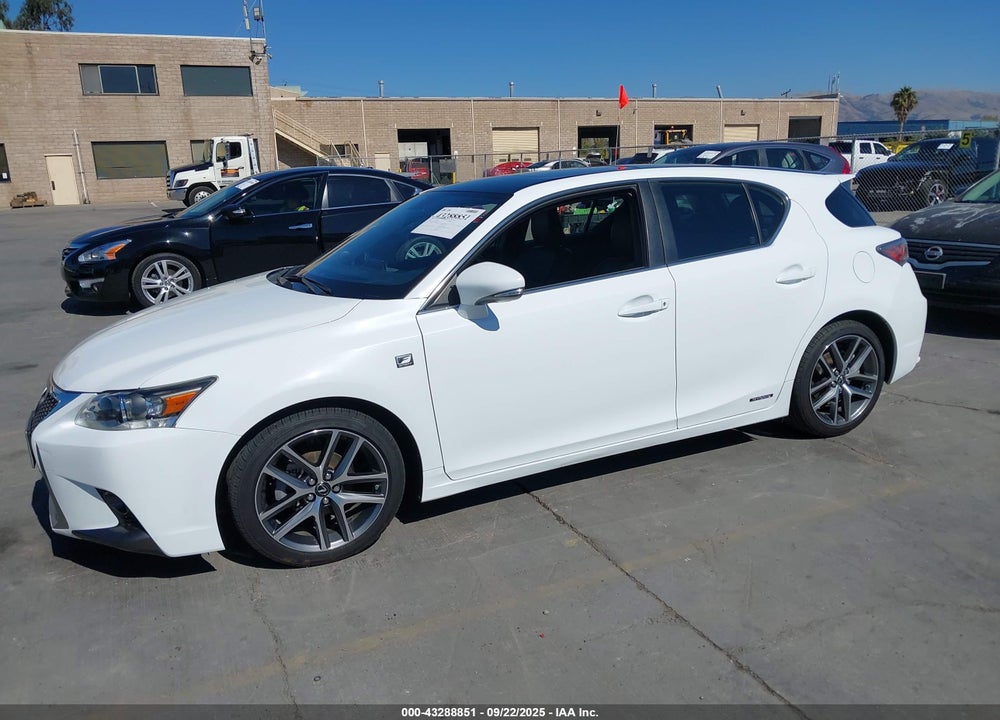 2015 LEXUS CT 200H VIN: JTHKD5BHXF2246952