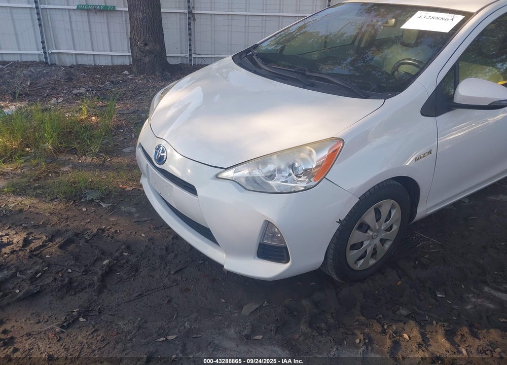 2013 TOYOTA PRIUS C ONE VIN: JTDKDTB38D1542629