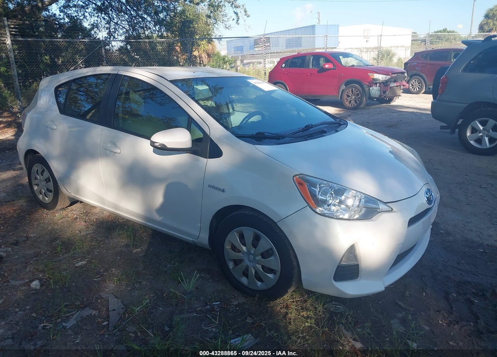 2013 TOYOTA PRIUS C ONE VIN: JTDKDTB38D1542629