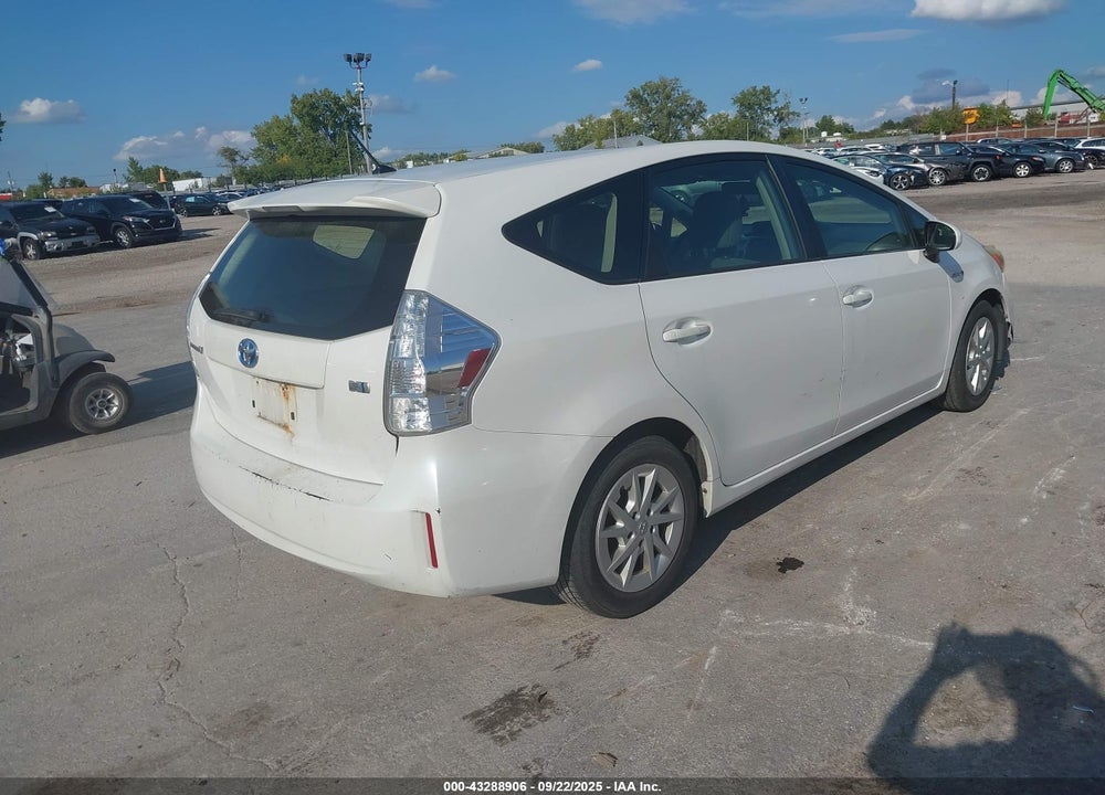 2014 TOYOTA PRIUS V TWO VIN: JTDZN3EU0E3308457
