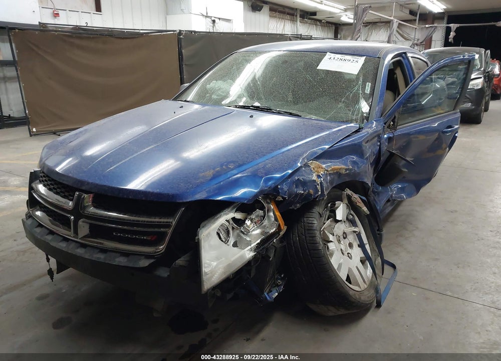 2014 DODGE AVENGER VIN: 1C3CDZAB6EN110524